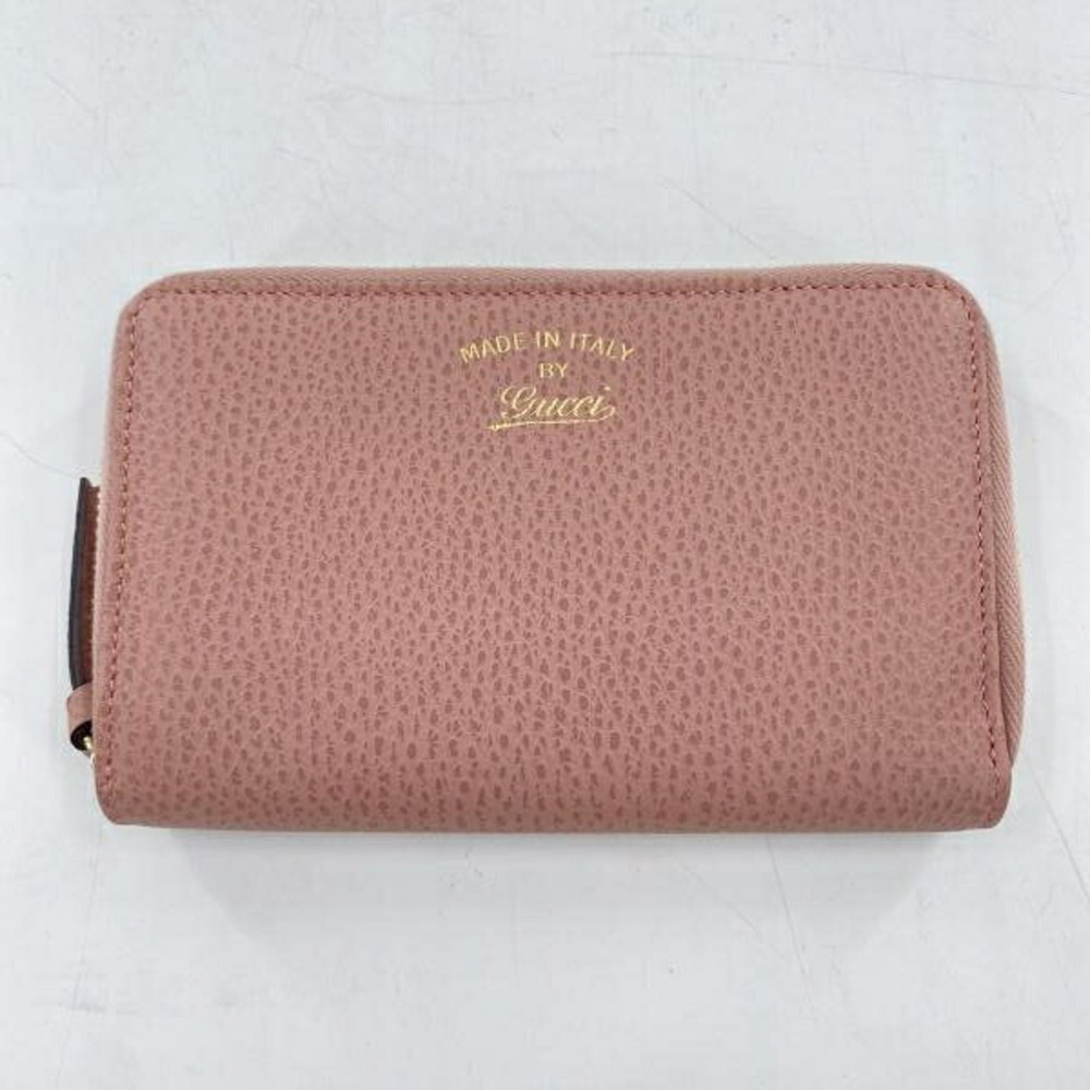 GUCCI Swing Round Wallet Long 354497 0959 Pink Gucci